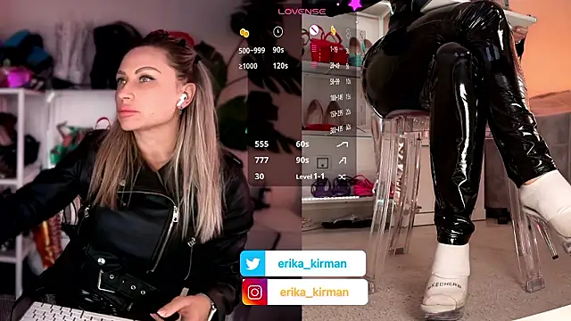 Erika_Kirman élő XXX-chatje