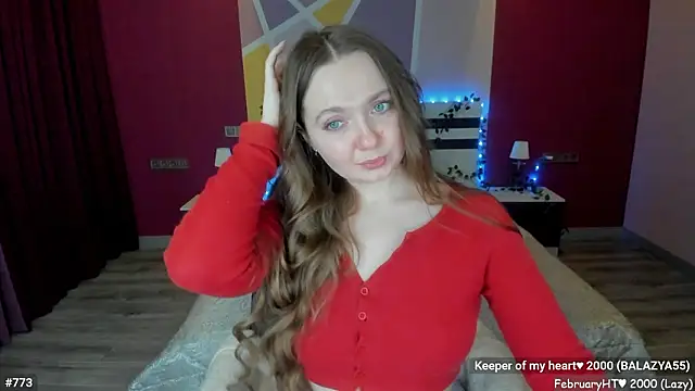 Show de LizaGost na webcam