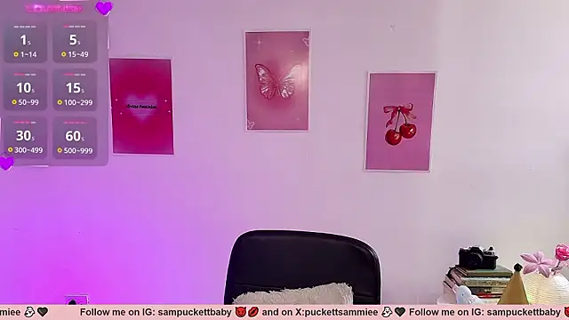 Chat XXX en directo de Sampuckettbaby