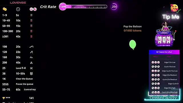 OceanCandy 在線直播表演