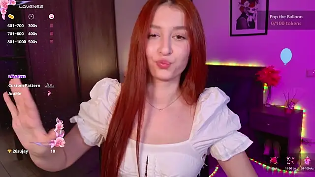 EleanorePeach élő XXX-chatje