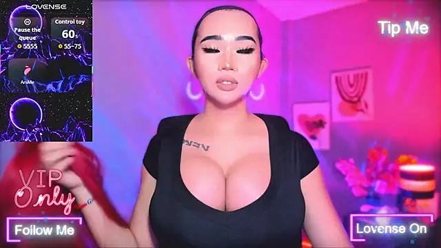 Show de _prettyjawdropper_ na webcam