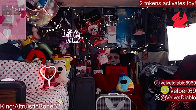VelvetDiablo webkamerás műsora