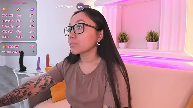 gentle_muse élő XXX-chatje