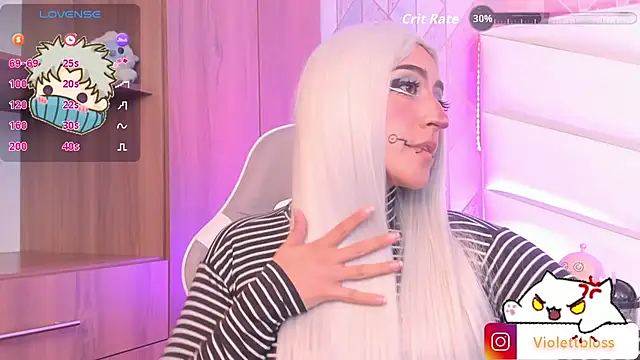 Violettbloss Chat XXX live
