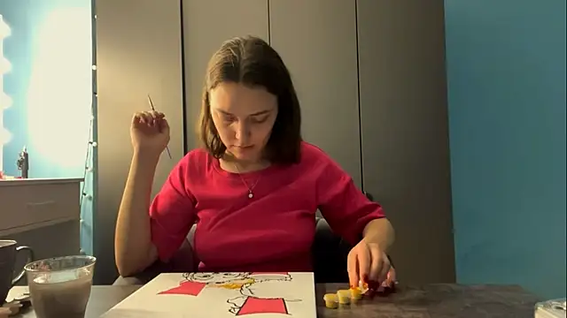 Pertunjukan Kamera Web AndreeMerryman