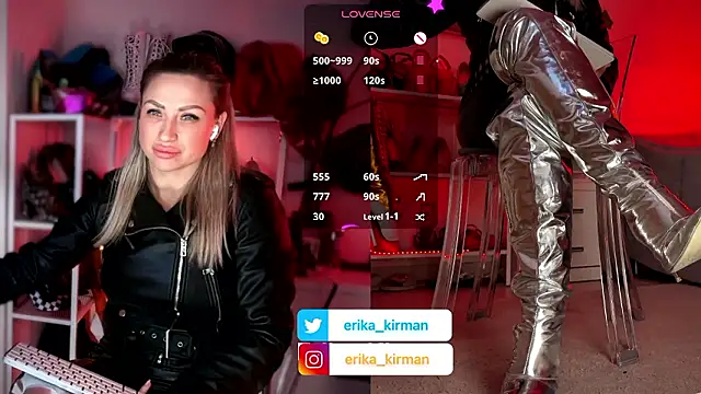 Erika_Kirman élő XXX-chatje