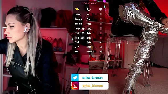 Erika_Kirman Adlı Modelin Web Kamerası Şovu