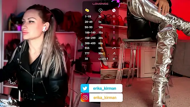 Webkamerová show Erika_Kirman