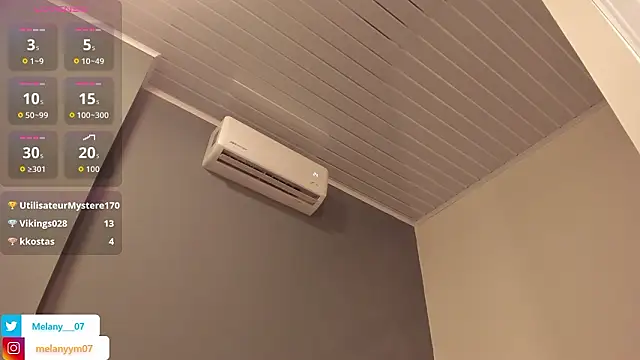 Melany__08 élő XXX-chatje