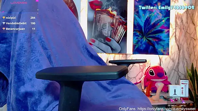 Show de EmiTranny na webcam