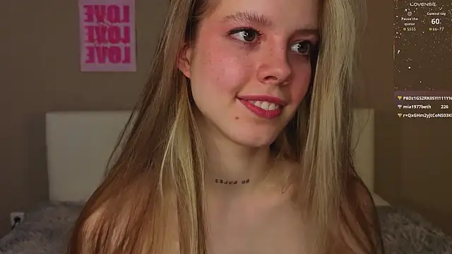 Pertunjukan Kamera Web TiffinyMergist