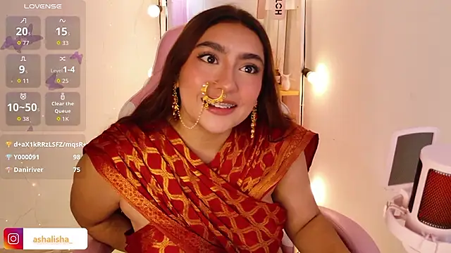 Show de webcam de ashalisha