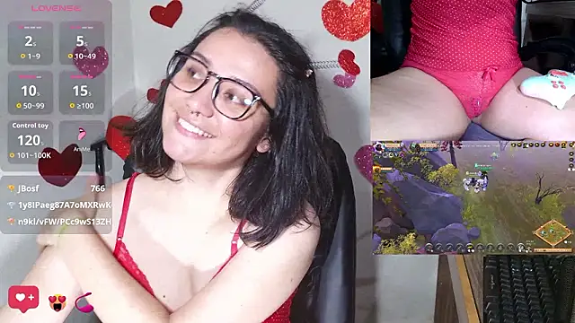 Show de sobresalinaa na webcam