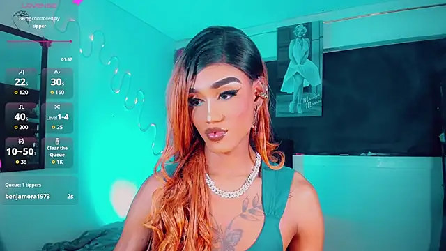 Show modela Kendall_hornyy na web-kameri