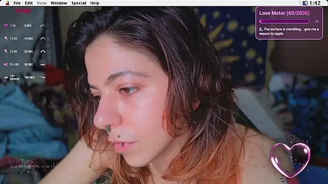 Show modela kuntboyzworld na web-kameri