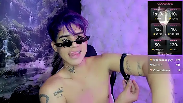 Tayson_Rivers élő XXX-chatje