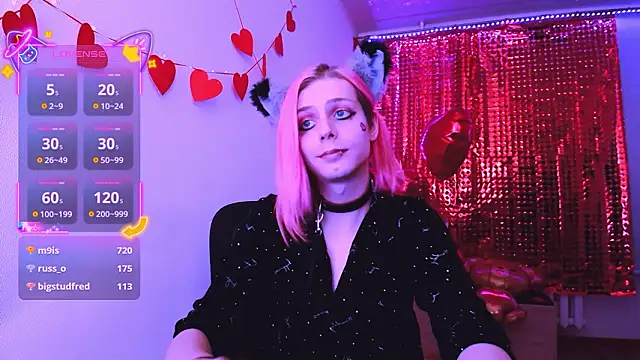 Littlepinkcat: διαδικτυακό σόου στην κάμερα