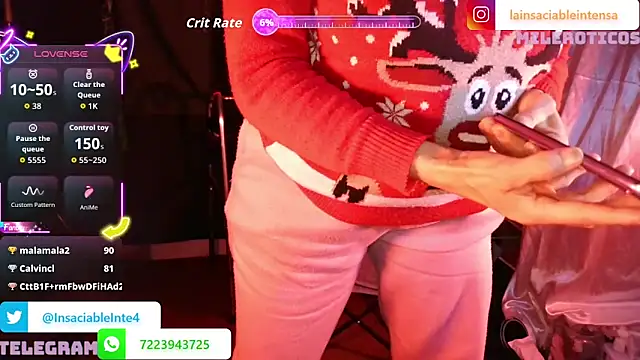 LaInsaciableIntensa 现场XXX聊天