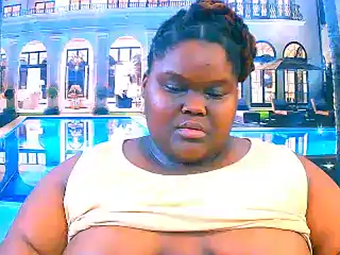 EbonyHotBuns élő XXX-chatje