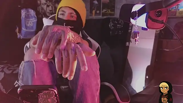 Show de AcidMilo na webcam