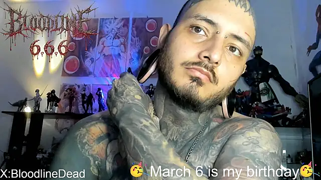 XXX chat uživo modela DEATHINK666XX