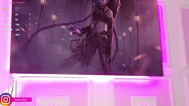 Sammyblaer élő XXX-chatje