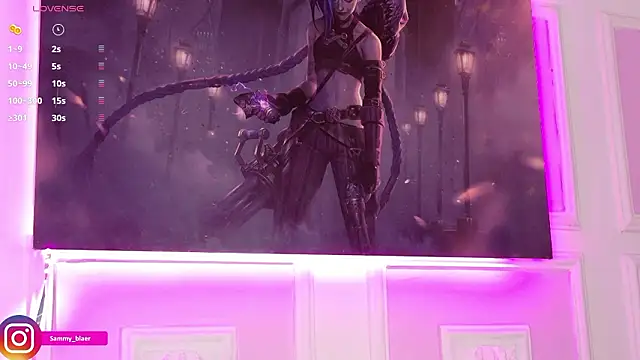 Sammyblaer élő XXX-chatje