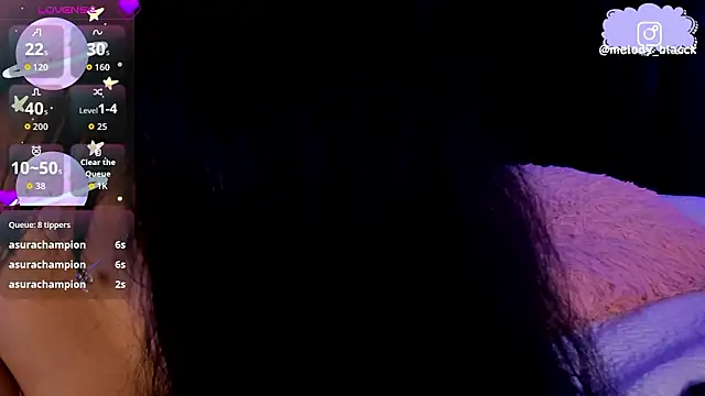 XXX chat uživo modela Melody_Black_