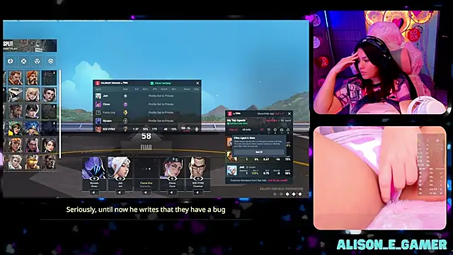 XXX chat uživo modela ALIS_E_G