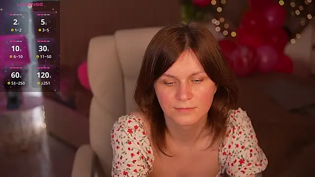 Show modela TinaMelt na web-kameri