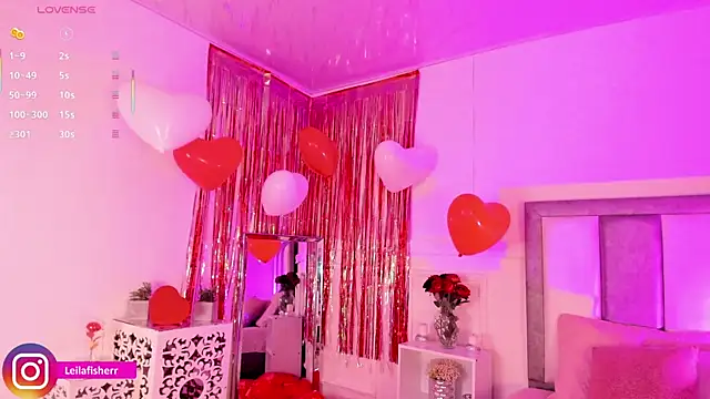 Chat +18 de Leilafisherr ao vivo