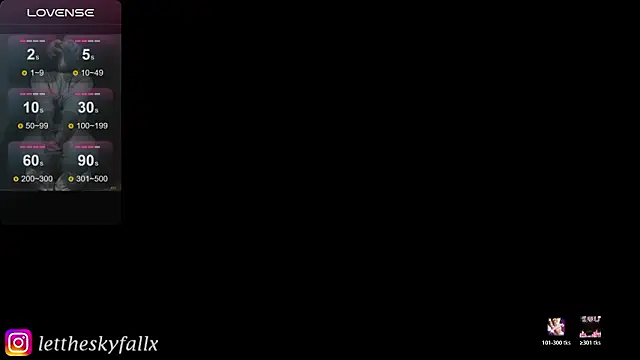 lettheskyfallx's Live XXX Chat