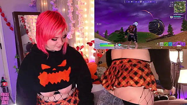 Angel-Lewd-Cake webkamerás műsora