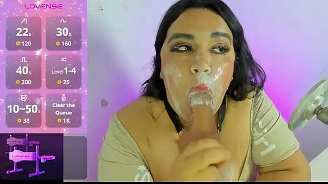 Alanna-sloppy élő XXX-chatje