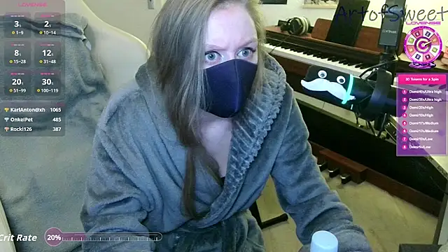 แชท XXX สดของ ArtofSweet