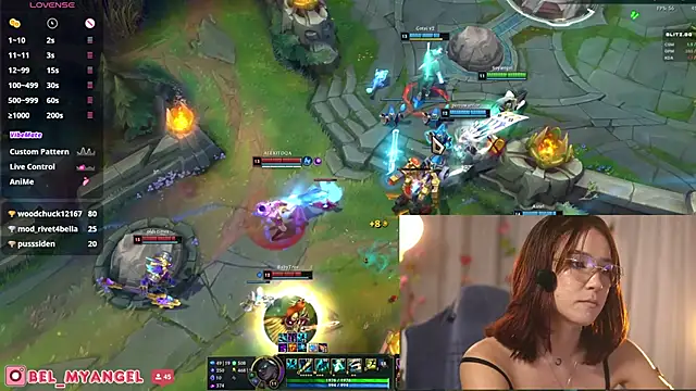 Chatroom XXX en direct de Bella-Franco