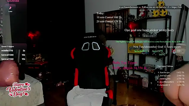 Chat XXX ao vivo de Lisaonthemoon