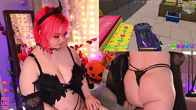 Sembang XXX Secara Langsung Angel-Lewd-Cake