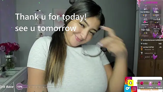 Chat XXX ao vivo de Melannyy_