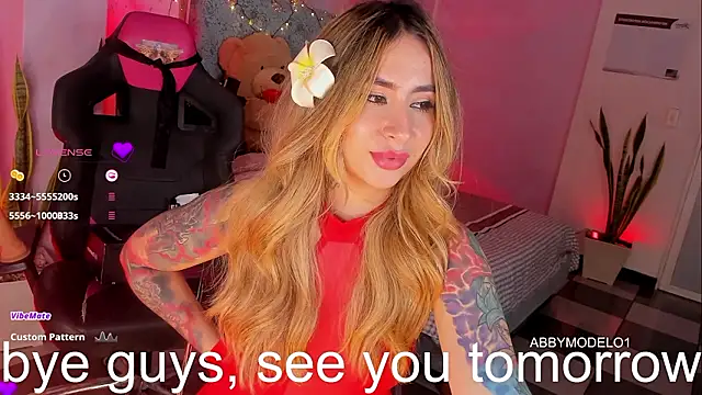 AbbyModel01 现场XXX聊天