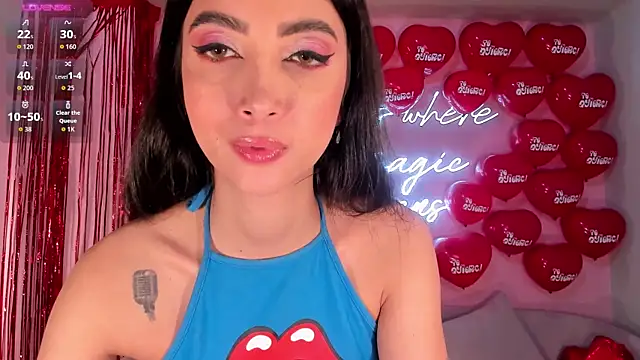 ValeriaVelvet élő XXX-chatje