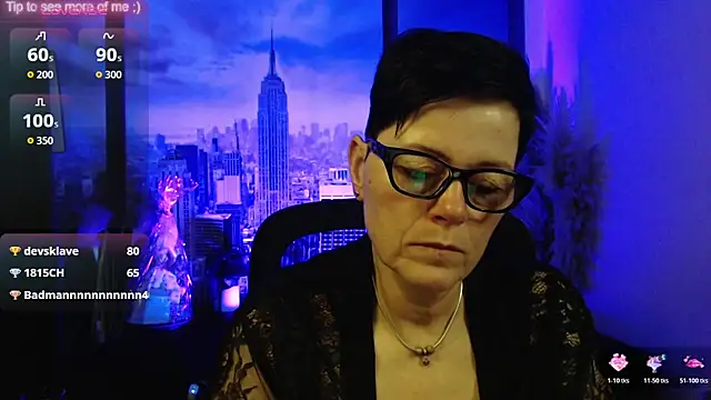 Show de ninarandmann na webcam