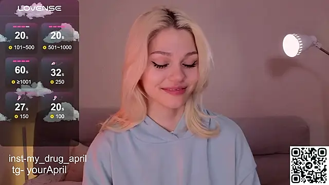 Chat XXX ao vivo de MyApril