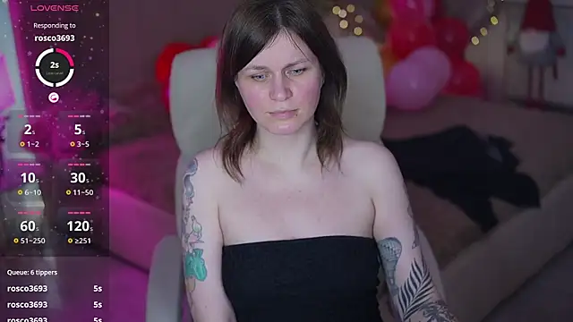 Show modela TinaMelt na web-kameri