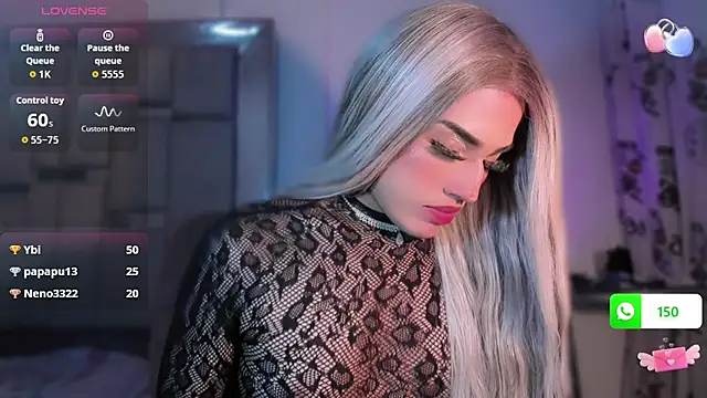 Show de elisadollxr na webcam