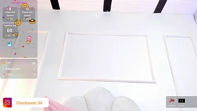 XXX chat uživo modela Cloedurant