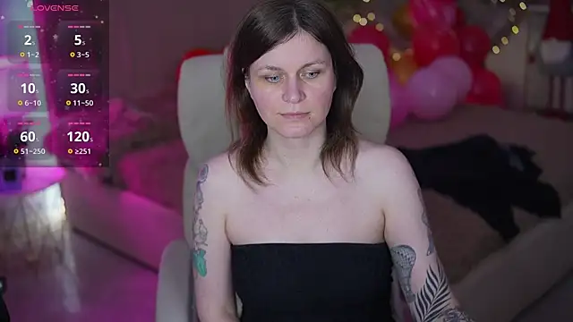 TinaMelt Pertunjukan Webcam