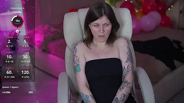 Chat +18 de TinaMelt ao vivo