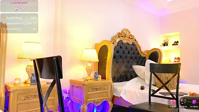 Show de AdelinaVans na webcam